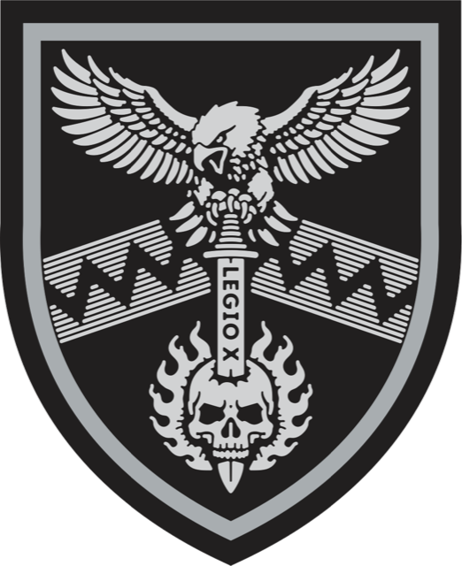 Шеврон LEGIO X — 10 ОШБ